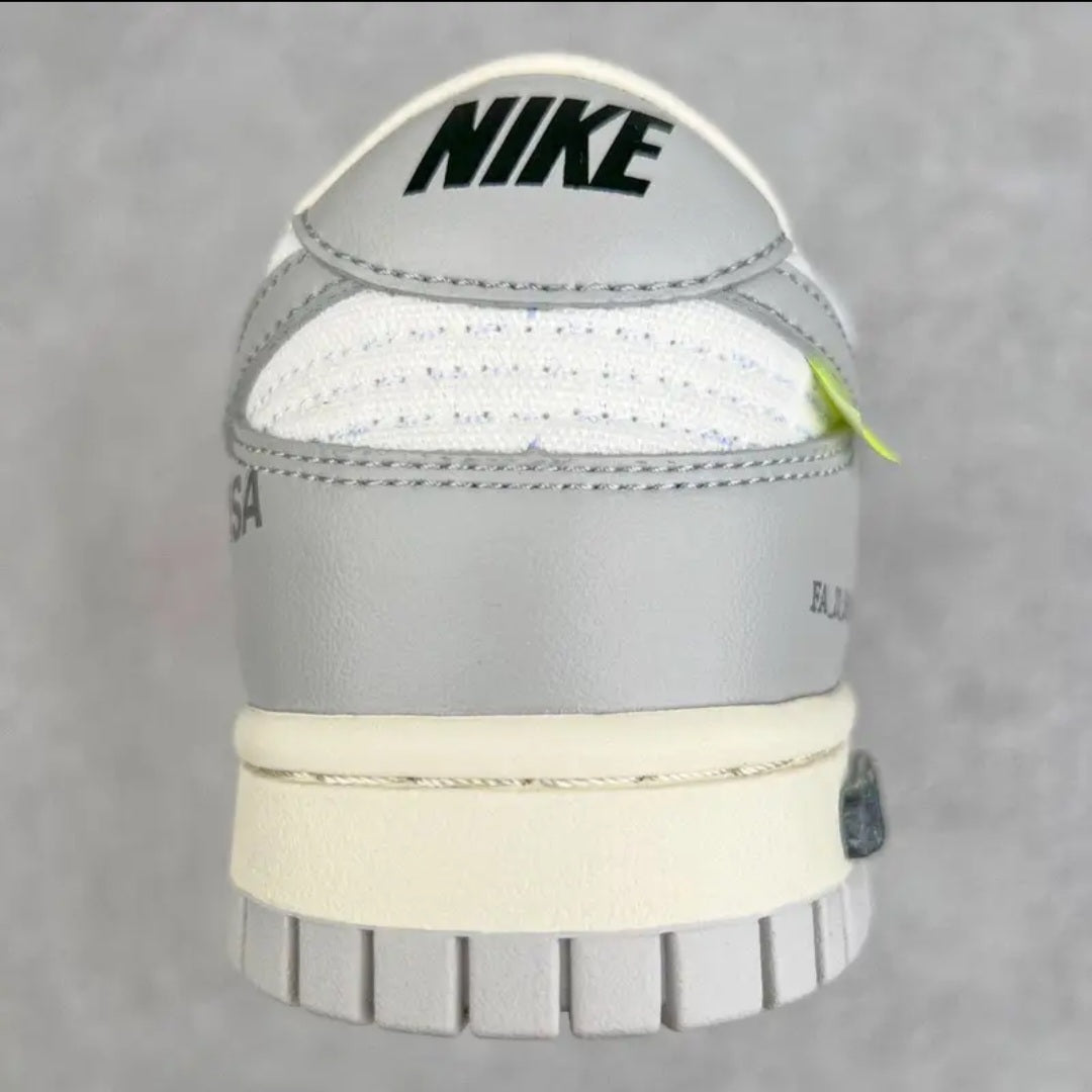 Nike x OffWhite Dunk Low " Grey-White"