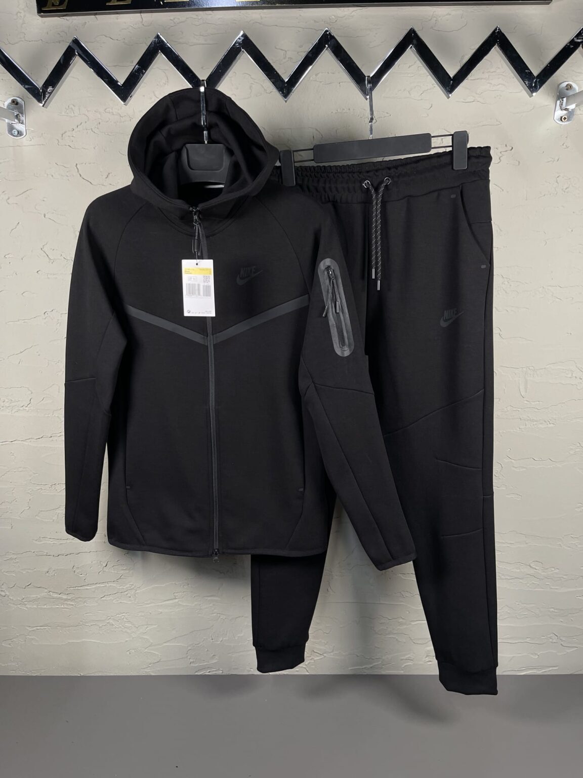 Nike TechFleece Komplet Crni