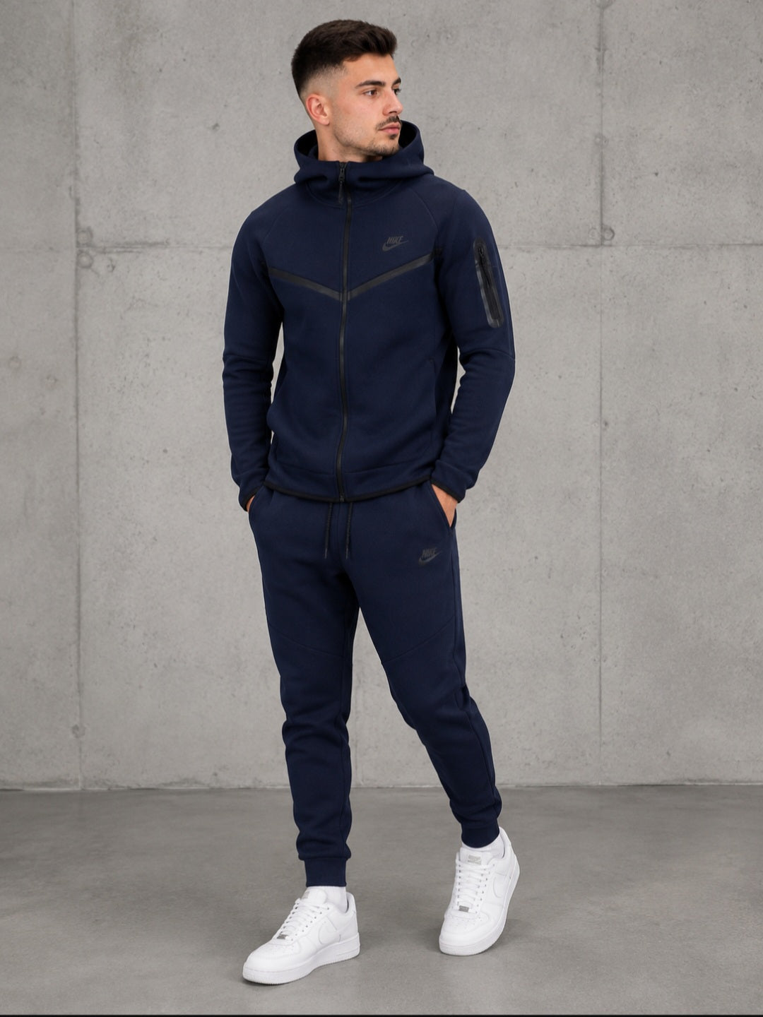 Nike Techfleece komplet Tamnoplavi