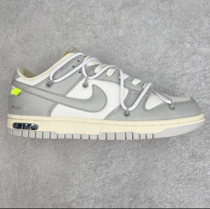 Nike x OffWhite Dunk Low " Grey-White"