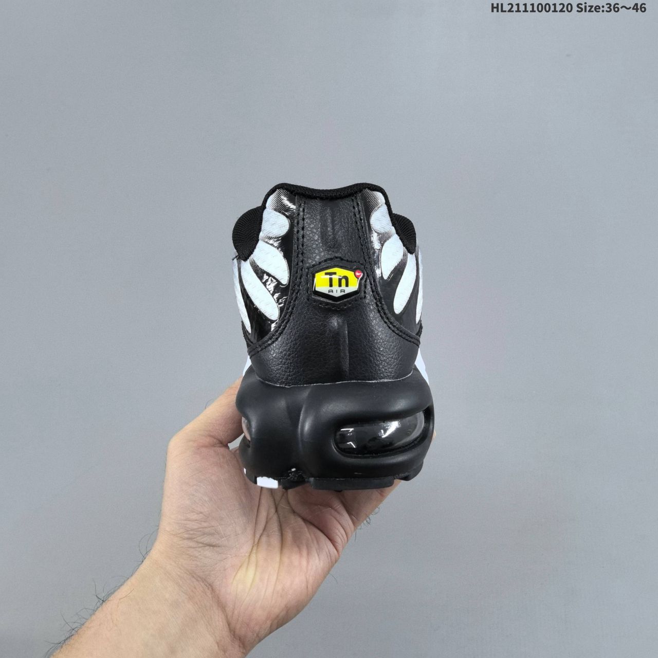 NIKE AIR MAX TN Black Metallic Silver