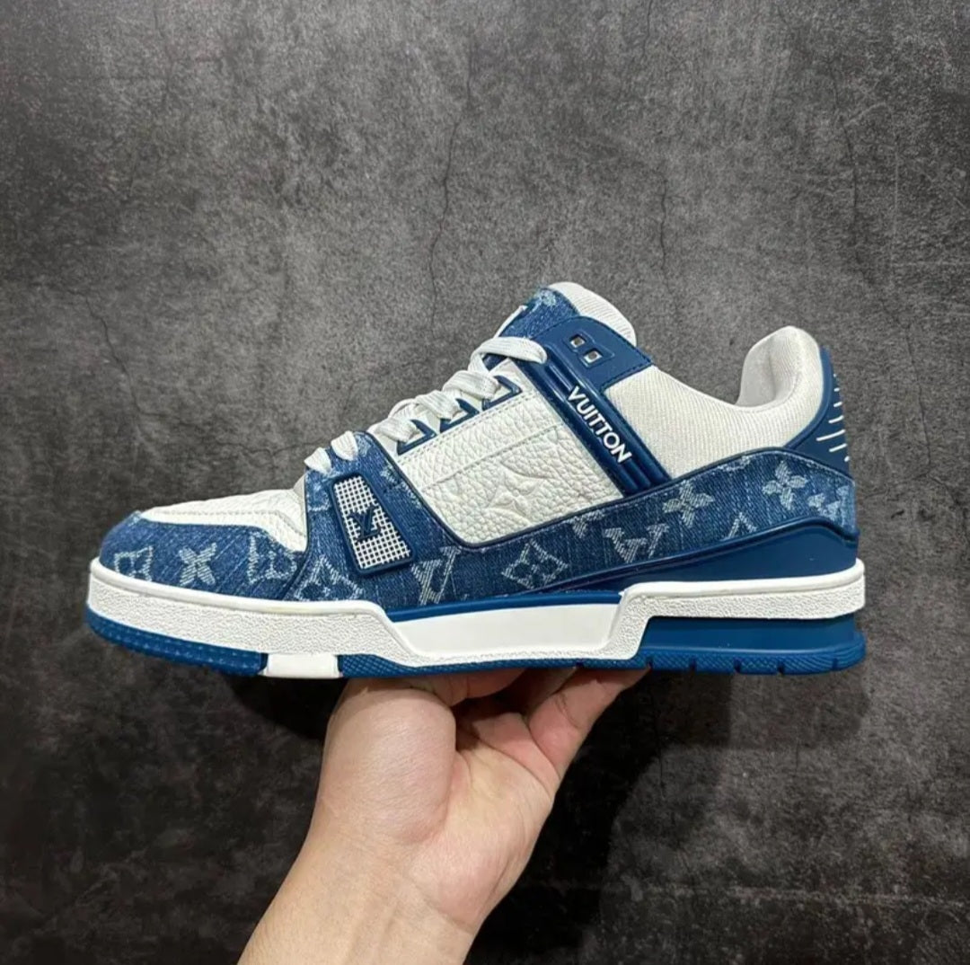 Louis Vuitton Trainers "Blue-White"