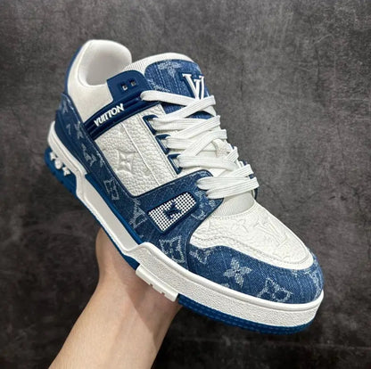 Louis Vuitton Trainers "Blue-White"