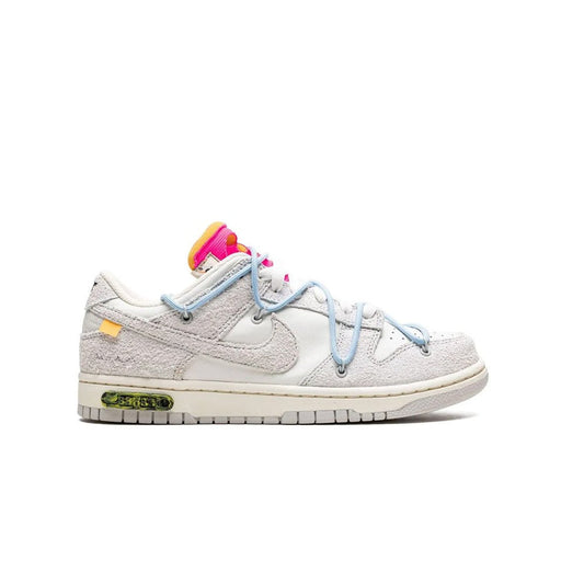 Nike x OffWhite Dunk Low "Grey-Light Blue"