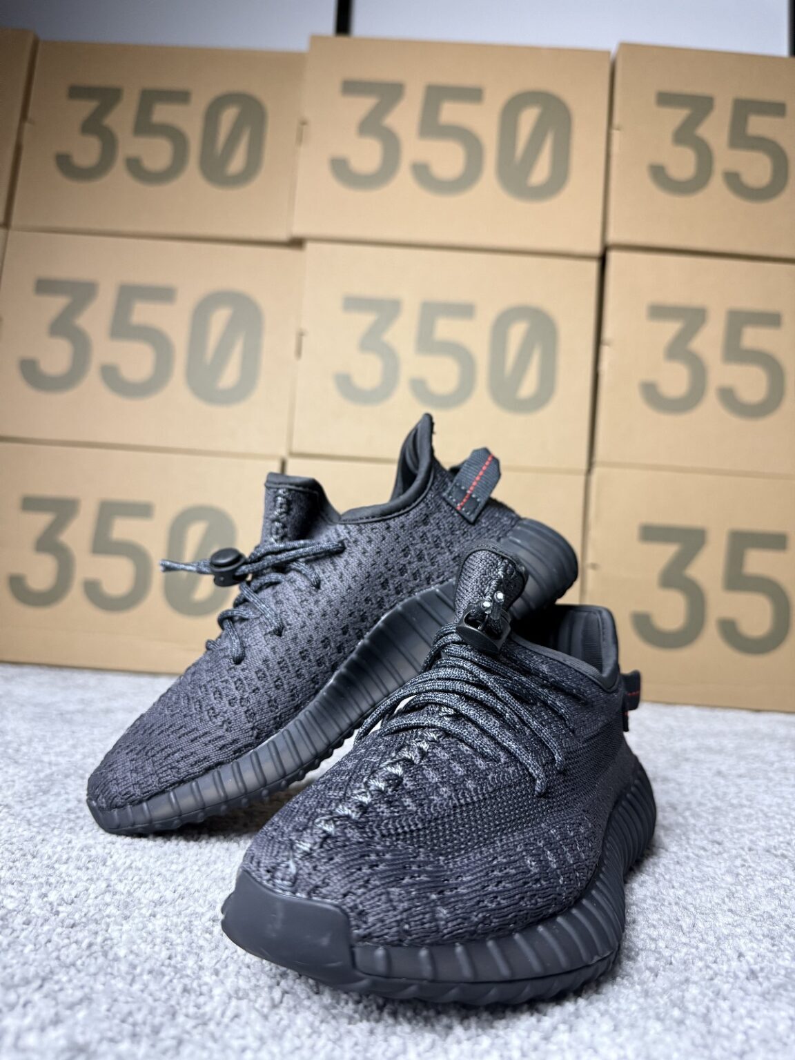 Yeezy Boost 350 KIDS "Black Reflective"