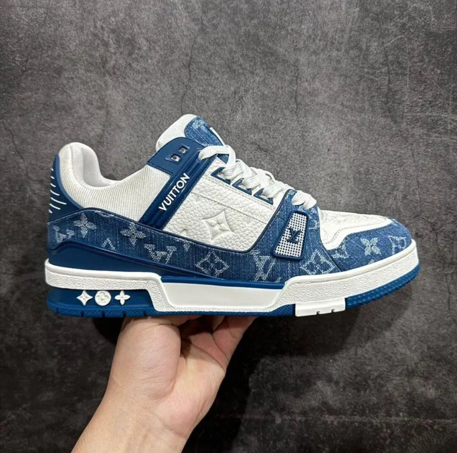 Louis Vuitton trainers "Blue-white"